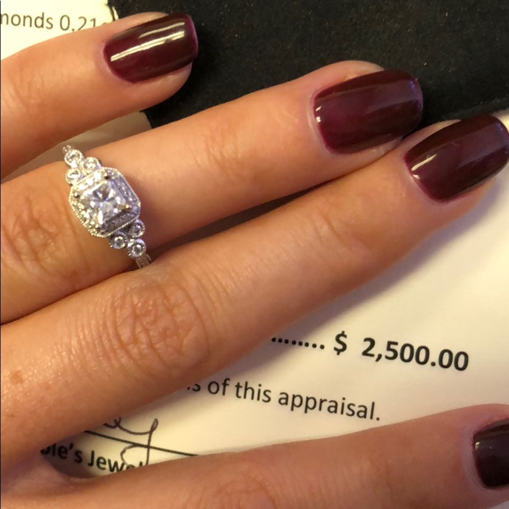 Gabriel & Co Diamond Engagement Ring .66tcw